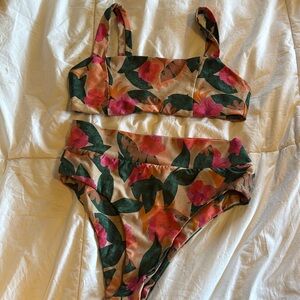 Stone Fox Swim Floral Bikini Large